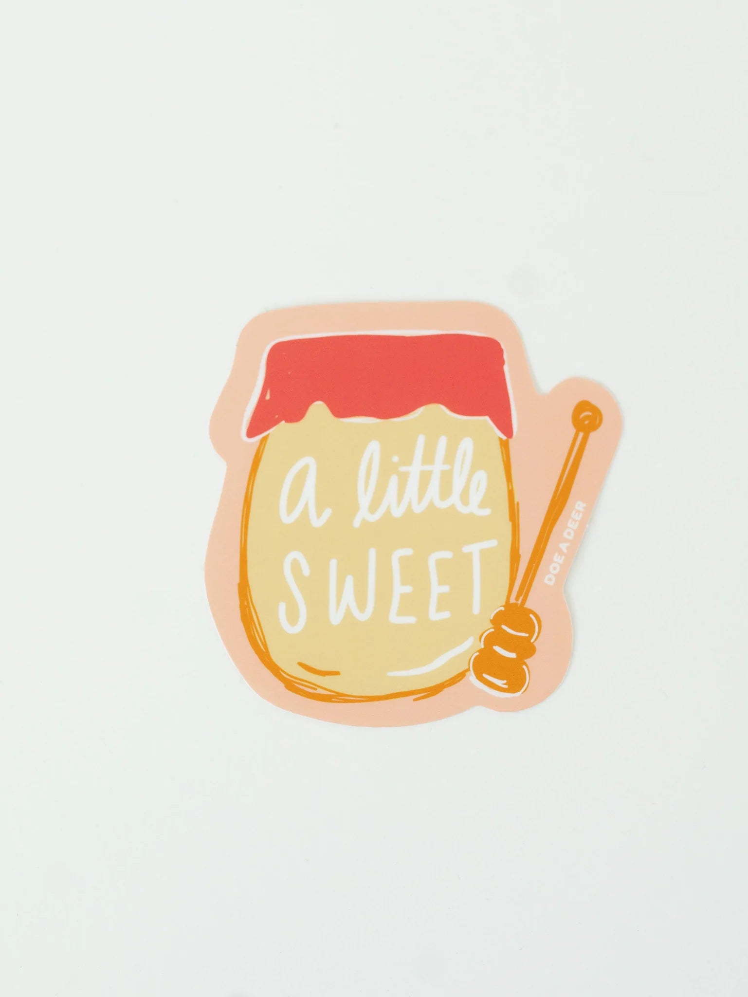 Doe A Deer Design A Little Sweet Sticker