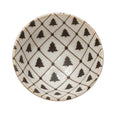 Stoneware Bowl w/ Tree Pattern